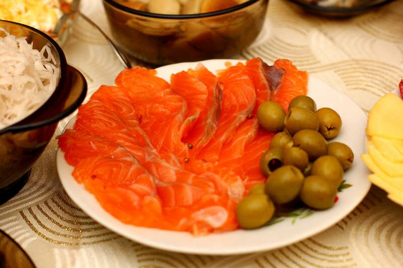 Соленая форель